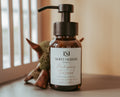 Mahogany Teakwood Foaming Hand Soap | Amber Glass Bottle